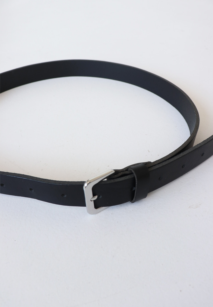 square leather belt (2color)