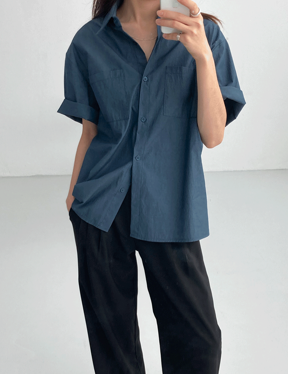 fresh half sleeve shirt (3color)