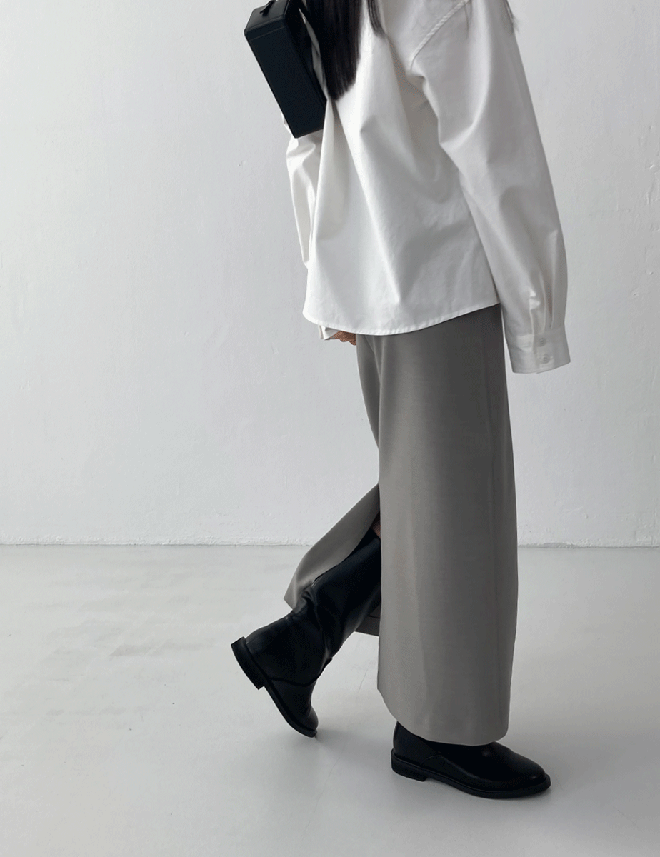 H-line maxi skirt (2color)