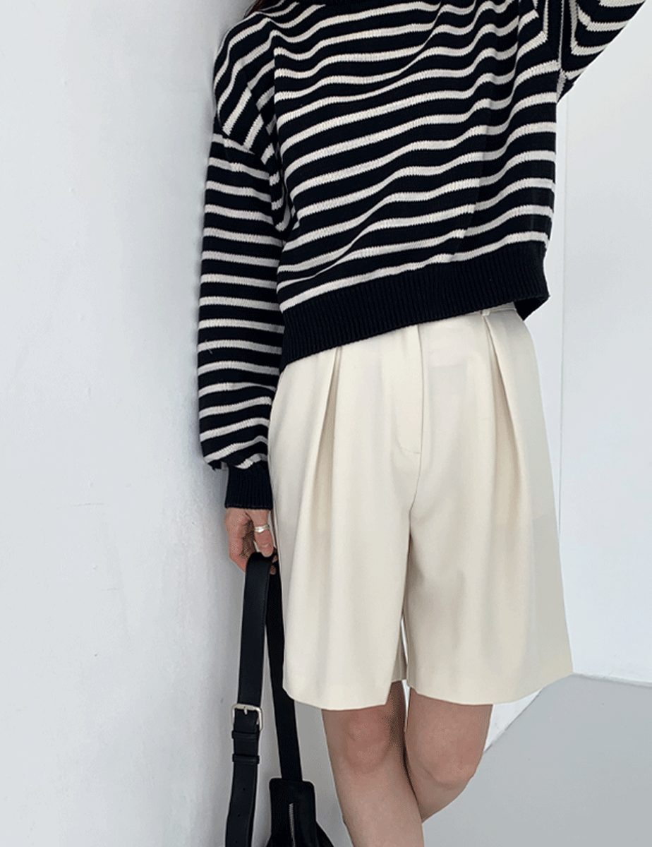 [일부 당일] wearable pintuck shorts (3color)