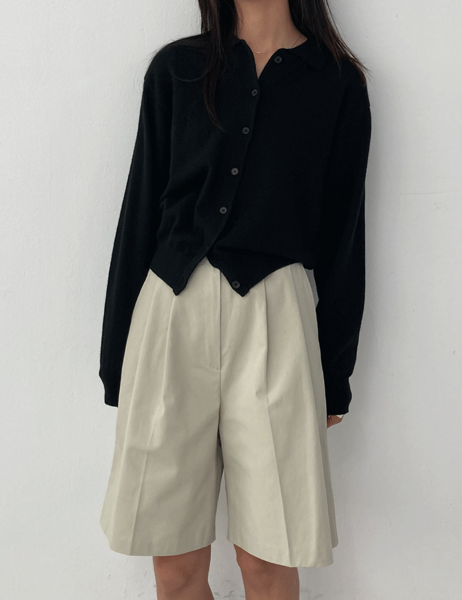 [reorder] collar wool cardigan (3color)