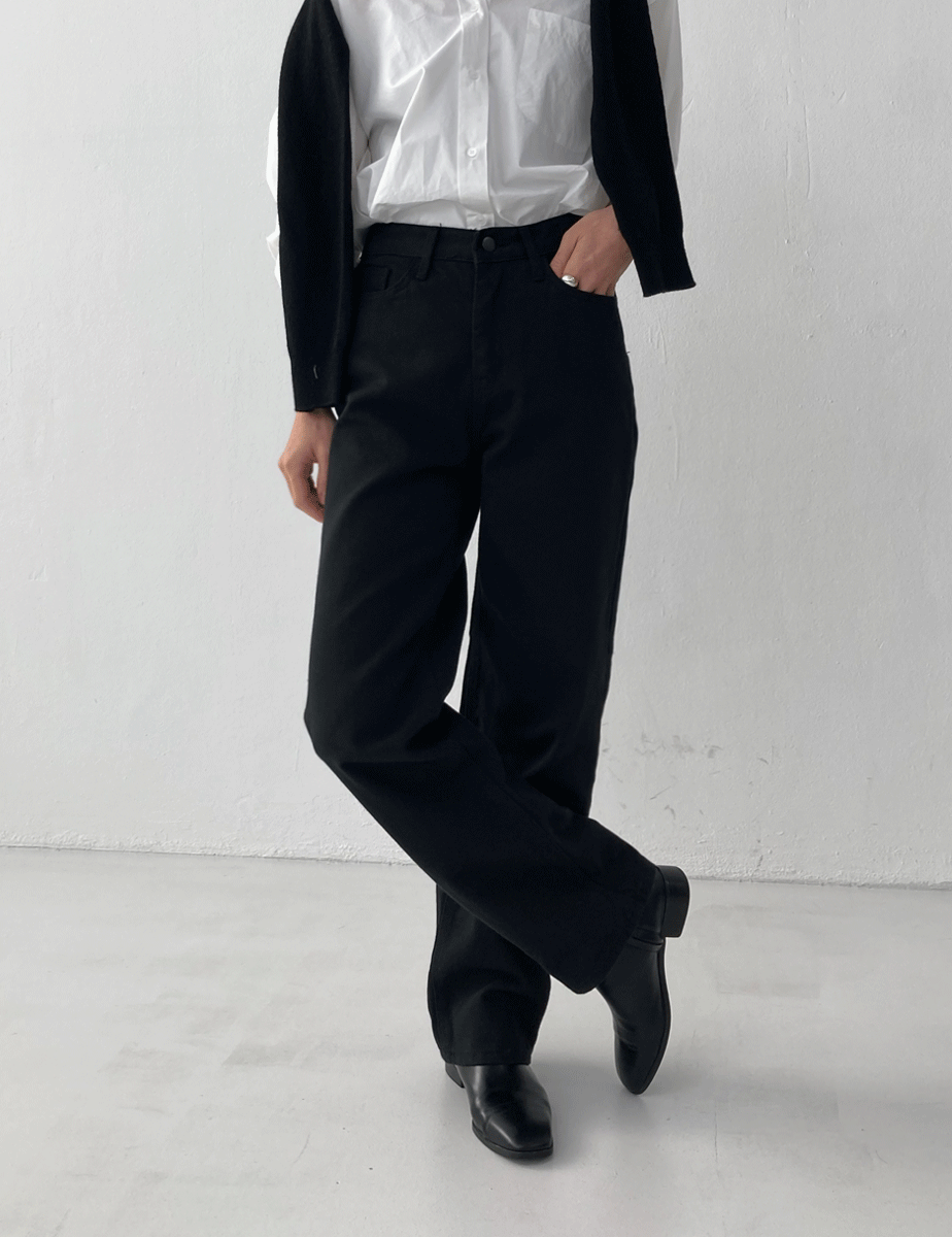 [S아이 당일] wearable basic cotton pants (2color)