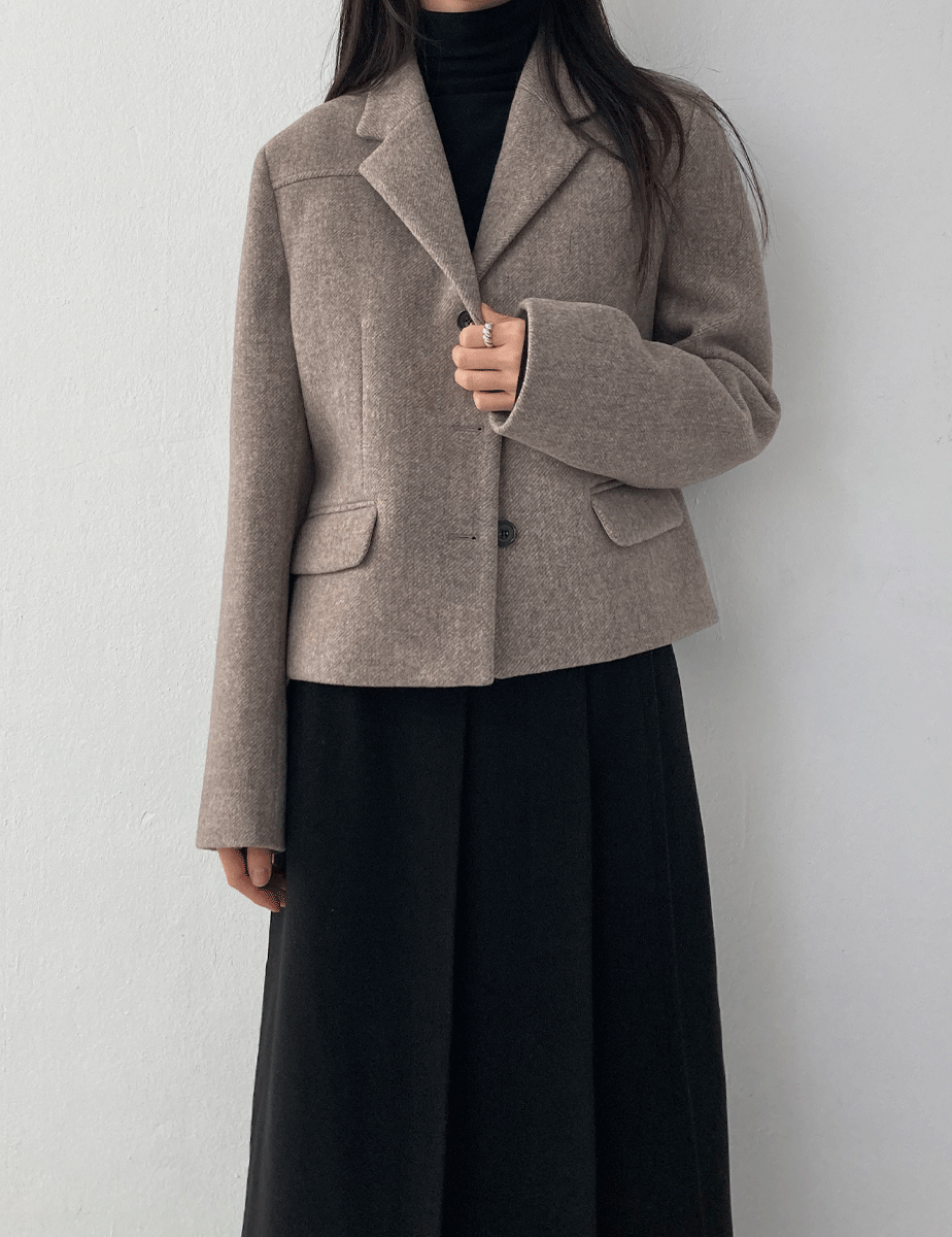 classy wool jacket (2color)