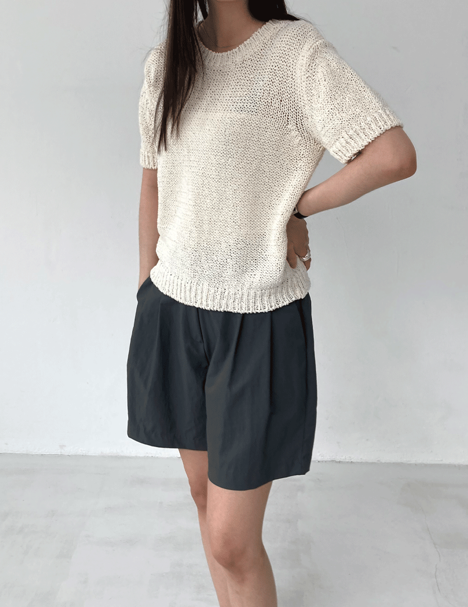 daily summer cotton knit (3color)