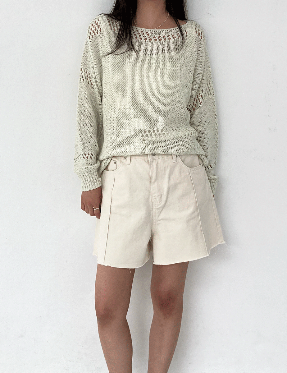 boxy summer knit (2color)