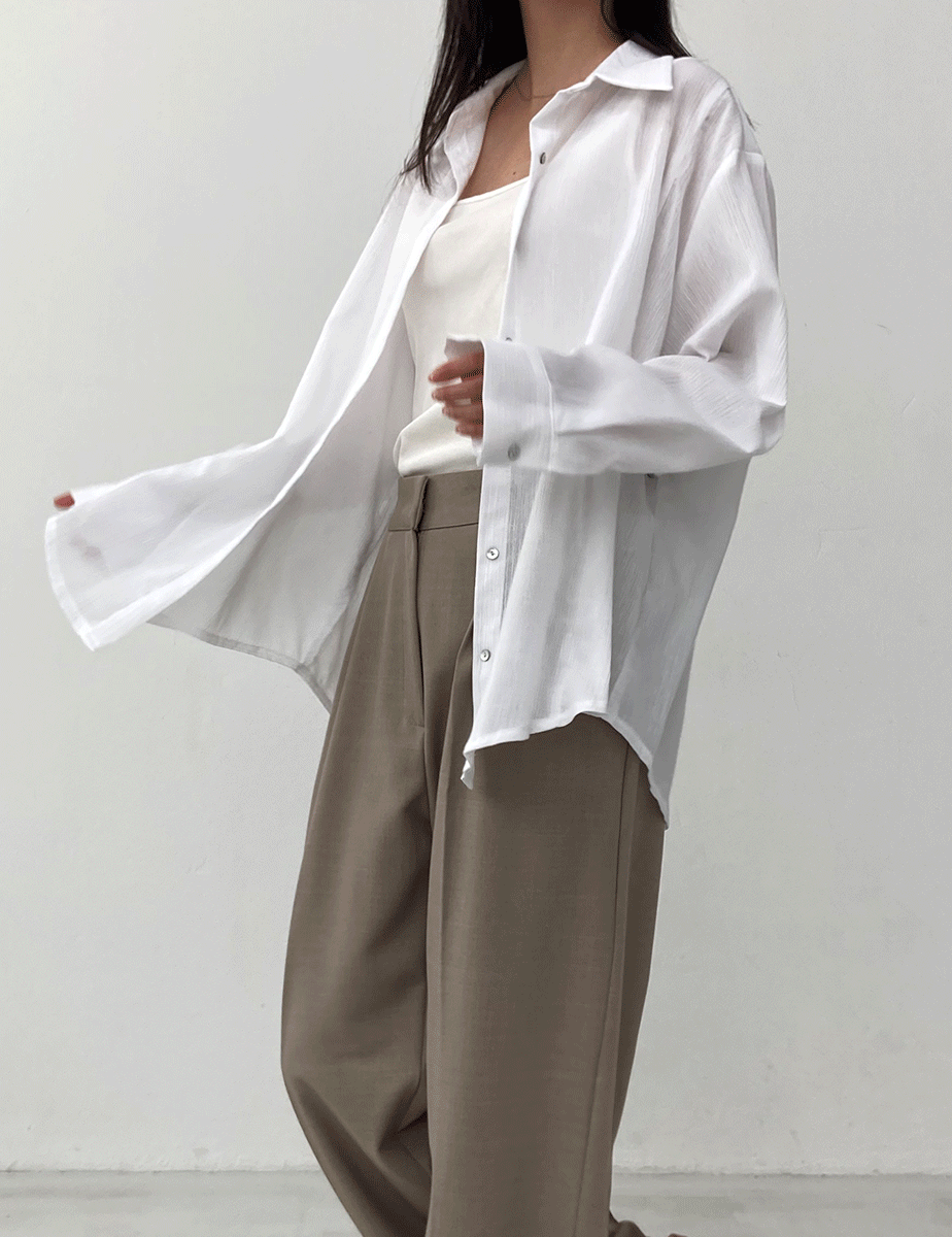 modern loose-fit shirt (2color)