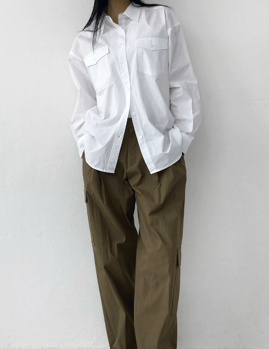 over two pocket  shirt (3color)
