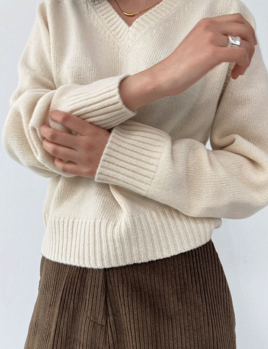 premium wool 100% knit (4color)