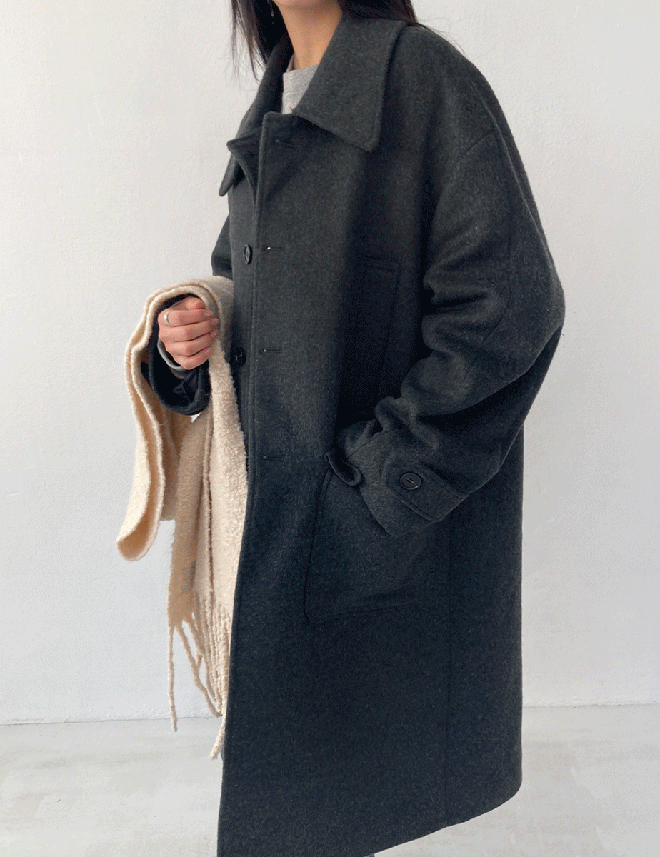 maxy wool long coat (2color)